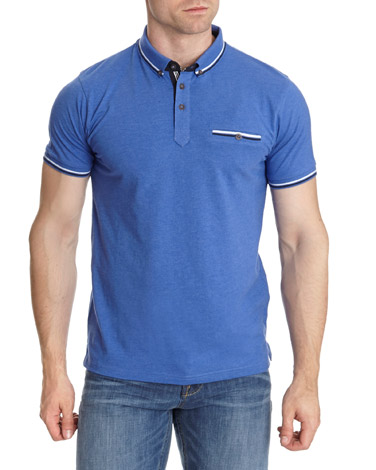 Smart Marl Tailored Fit Polo Shirt